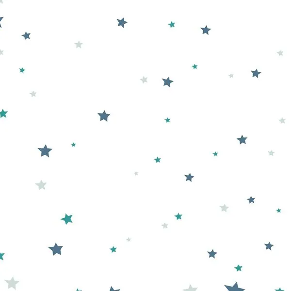 Estrelas Azul — estampa do papel de parede