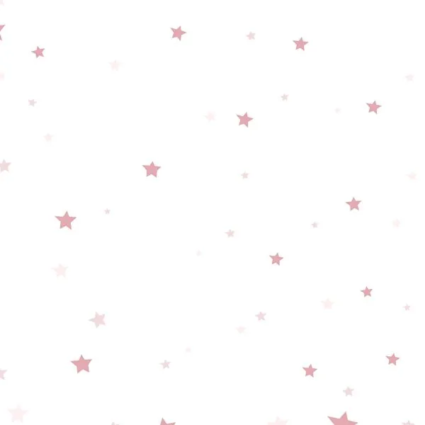 Estrelas Rosa — estampa do papel de parede
