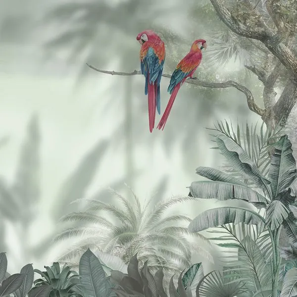 Floresta Tropical — estampa do papel de parede