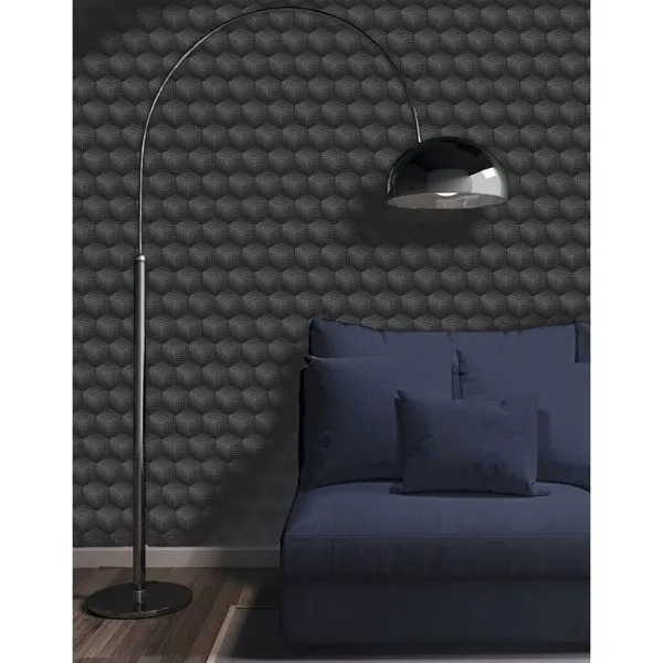 Hipnose Preto — ambiente com o papel de parede aplicado