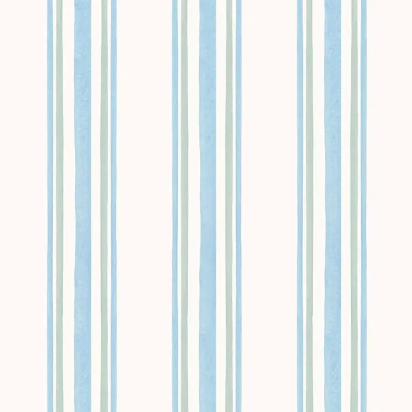 Listrado Aquarela Verde com Azul — estampa do papel de parede