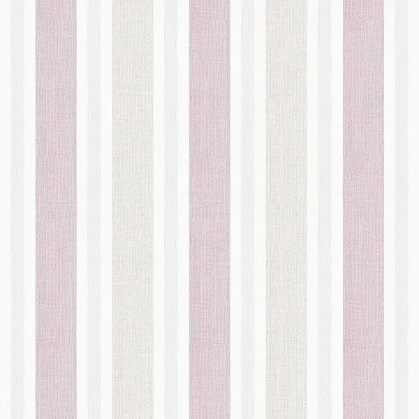Listrado Intercalado Textura Linho Rosa — estampa do papel de parede