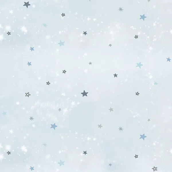 Nuvens e Estrelas — estampa do papel de parede