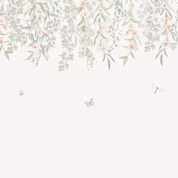 Pendente com Flores — estampa do papel de parede