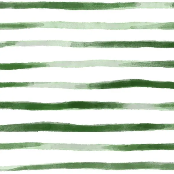 Pinceladas Listrado Verde — estampa do papel de parede