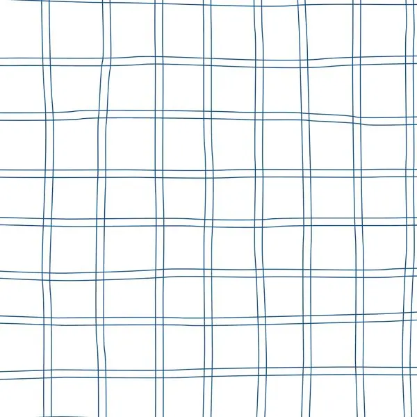 Quadriculado Linhas Duplas Azul — estampa do papel de parede