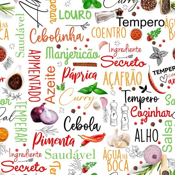 Temperos — estampa do papel de parede