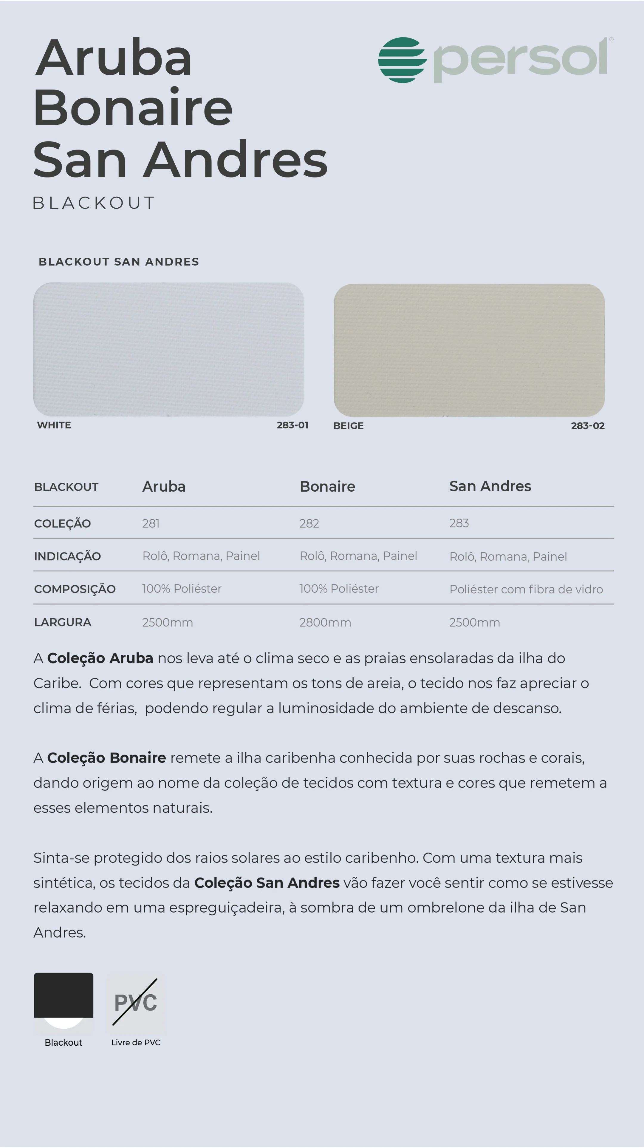 Prestige — Branco — ficha técnica do fornecedor Persol