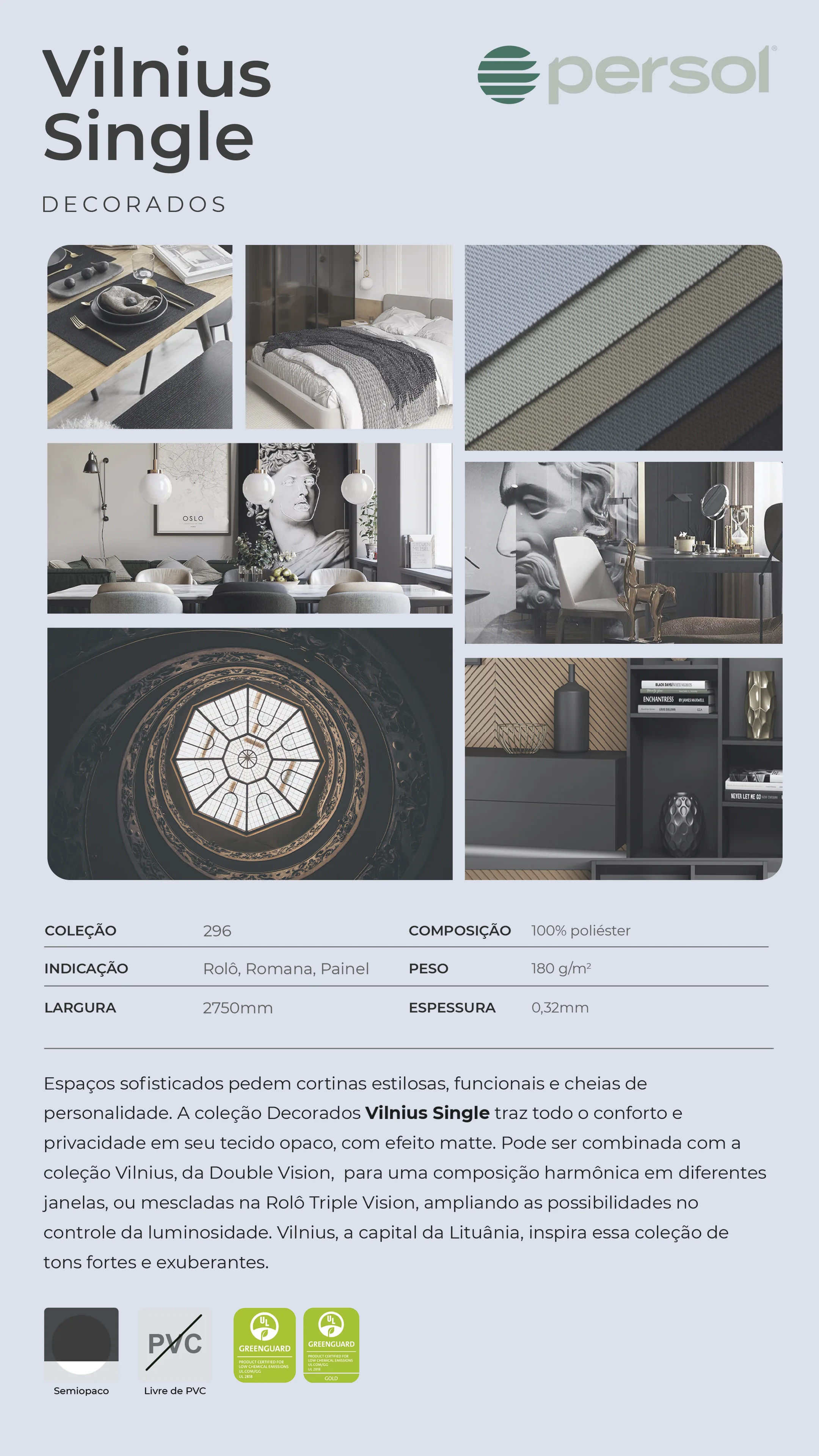 Linen Lux Single — White — ficha técnica do fornecedor Persol