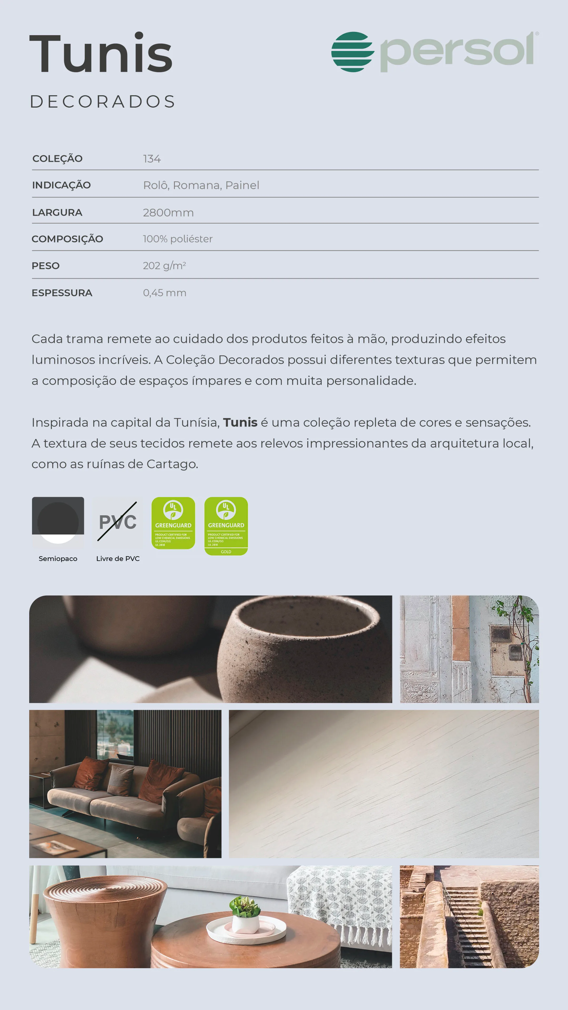 Wood Look Single — White — ficha técnica do fornecedor Persol