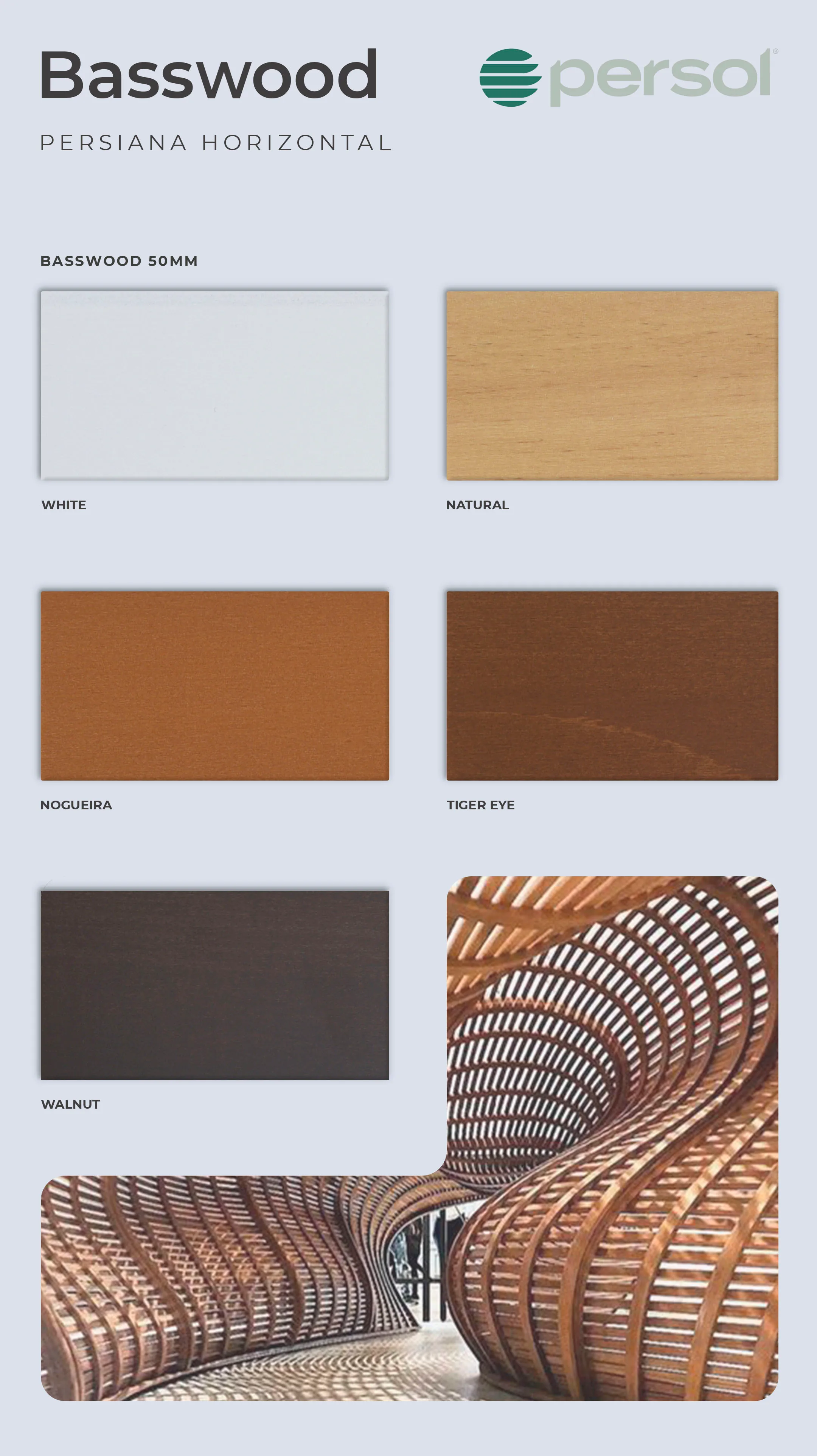 Basswood 25mm — White — ficha técnica do fornecedor Persol