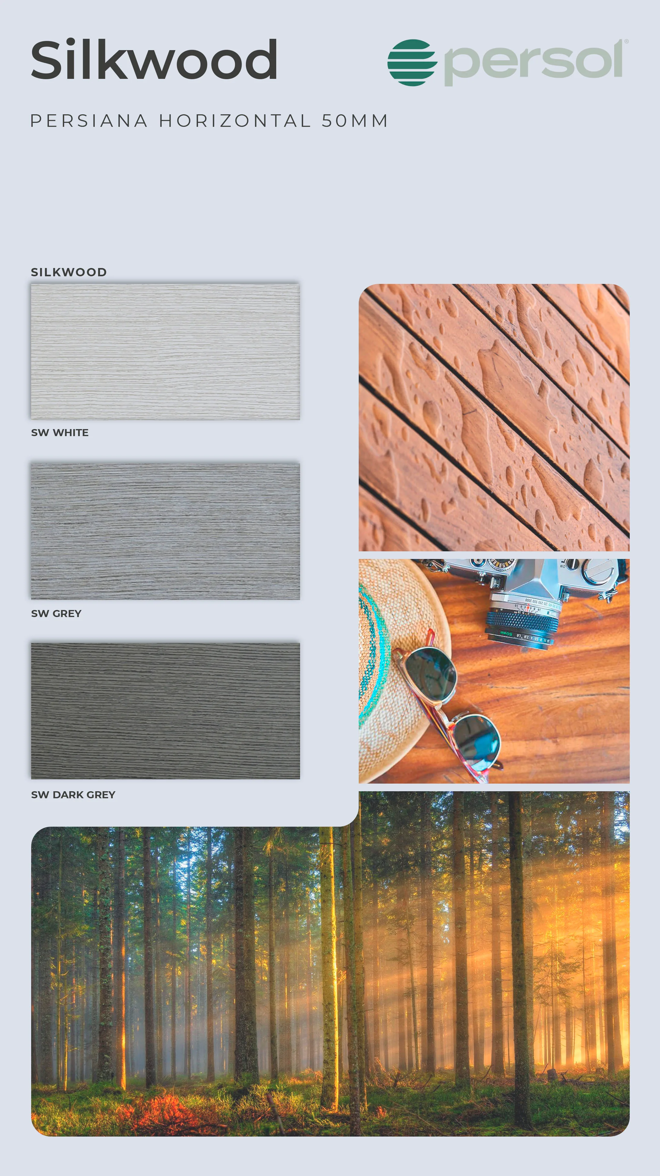 Ecowood 50mm — ECW 01 — ficha técnica do fornecedor Persol