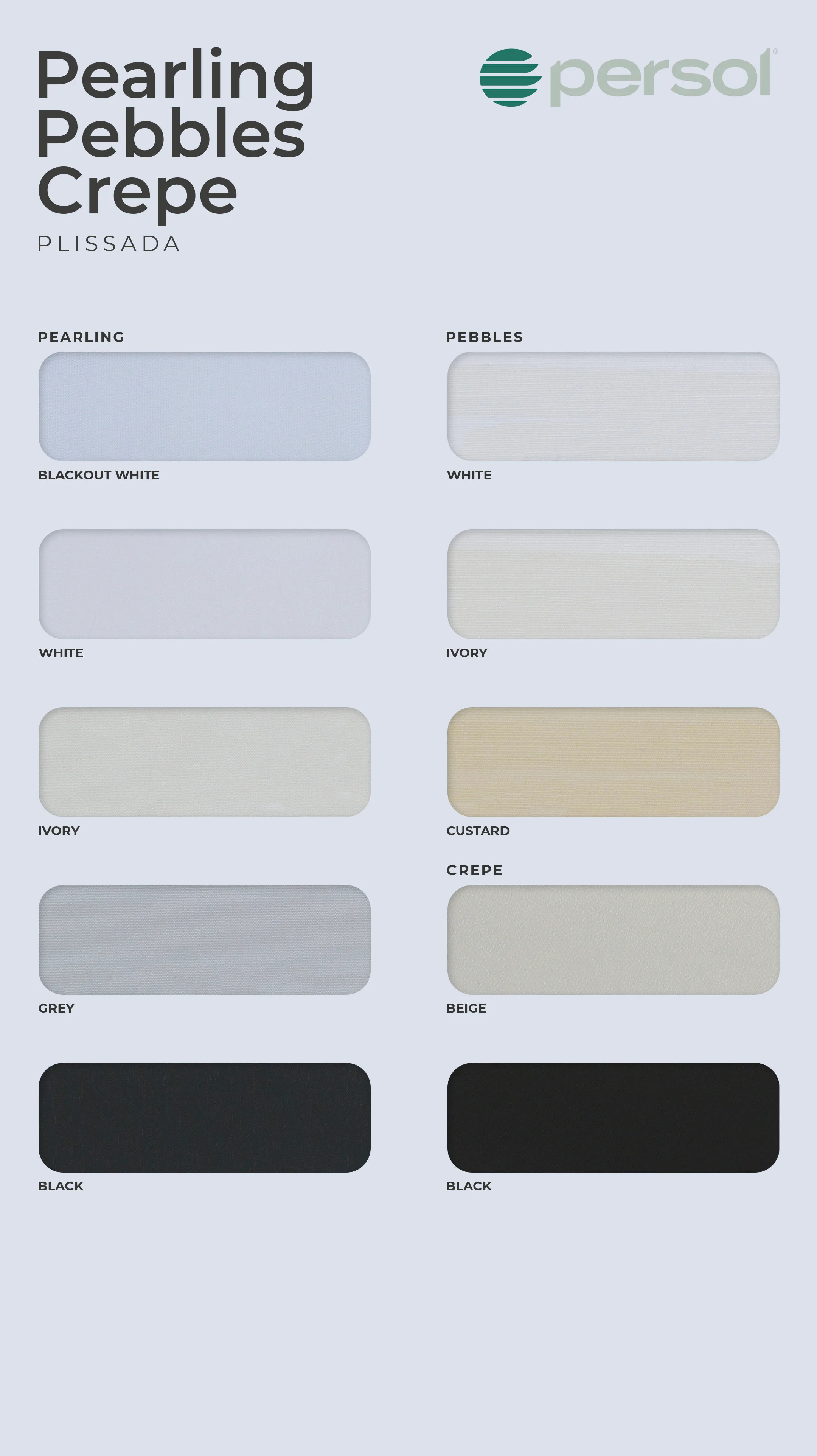 Crepe — Ivory — ficha técnica do fornecedor Persol