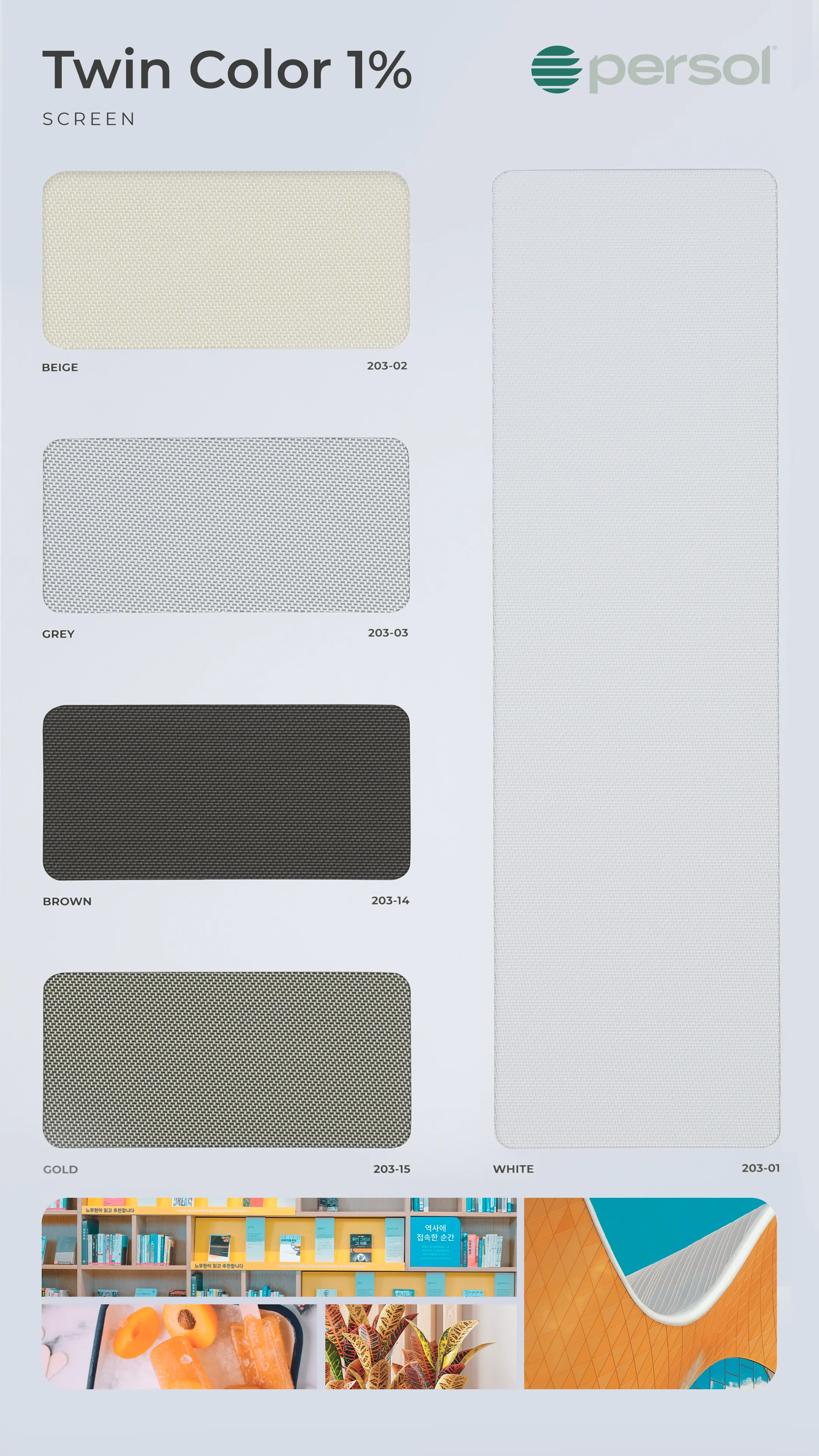 Nature Jacquard Screen X2000 15% — Branco — ficha técnica do fornecedor Persol